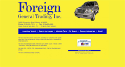 Desktop Screenshot of foreigngeneraltradinginc.com