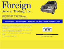 Tablet Screenshot of foreigngeneraltradinginc.com